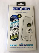 Gadget Guard Black Ice Plus Sapphire Glass Screen Protector, Apple I Phone 8/7/6S - £17.11 GBP