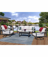 Modern Sofa &amp; Swivel Rocker Seating Set - Seashell Arm - $4,000.15 CAD