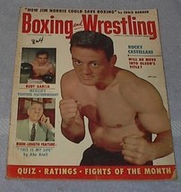 Old Boxing and Wrestling Magazine September 1955 Rocky Castellani - £6.25 GBP