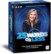 25 Words or Less Fast Paced Word Friends Family Board Game Based on Popular TV G - £36.84 GBP