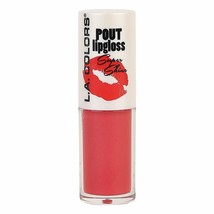 L.A. Colors Pout Super Shine Lip Gloss - Long Wearing - Dark Pink Shade *JUICY* - £1.59 GBP