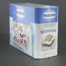 Philadelphia Cream Cheese Recipe Collection With Tin Box 76 Cards 5 Dividers New - £11.04 GBP