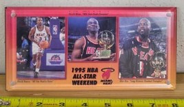 Vintage 1995 NBA Tutti Stella Fine Settimana Miami Heat Premi Placchetta Hk - £49.49 GBP