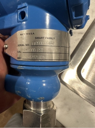 Rosemount 3051TG5A2B21AT1 10.5-42.4v-dc 0-1000psi Pressure Transmitter - $430.00