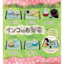 Parakeets and Cockatiels Tea Party Mini Figure Collection - Complete Set of 5 - £25.37 GBP