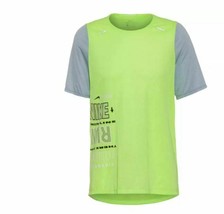 Nike CK0677-358 Rise 365 Wild Run Reflective Tee Ghost Green / Grey ( L ) - £69.75 GBP