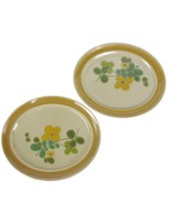 Set 2 Vtg 60s 70s Franciscan PEBBLE BEACH 13&quot; Oval Serving Platters Eart... - $34.83
