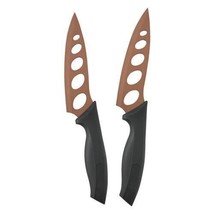 Copper Knife 2 pack, Stainless Steel Copper Coating Stays Sharp Forever - £7.92 GBP