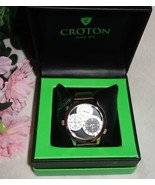 Croton Circuit Breaker Black and White Dial See-Thru Watch BROWN NEW $600 - $401.81 CAD