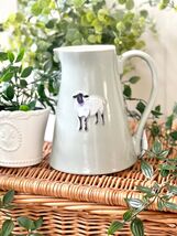 Stoneware Embossed Grey Jug - Sheep - $42.95 Stoneware Embossed Grey Jug - Sheep - $42.95