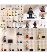 MINIFIGURE KEYCHAIN-Star Wars-Harry Potter-Sesame Street-Wonder Women +S... - $6.40+