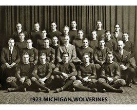 1923 MICHIGAN 8X10 TEAM PHOTO WOLVERINES NCAA FOOTBALL NATIONAL CHAMPS - $4.94