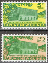 ZAYIX - Papua New Guinea 148, 149 MNH Council Chamber Flowers  072922S06 - £5.97 GBP