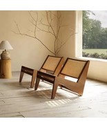 DesignerRattan Accent Chair Nordic Danish Japanese Floor Lounge Chair Ar... - $1,229.31 CAD