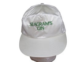 Vintage Seagrams Gin Hat Snapback Baseball Cap Mens 90s 100% Nylon - NICE - $20.73 CAD