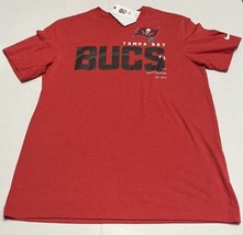 Tampa Bay Buccaneers Brand Nike Short Sleeve Red Shirt Men&#39;s Size Large - £25.86 GBP