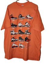 Retro Kicks Optima t shirt 2xl Orange - $7.91