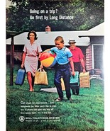 BELL TELEPHONE SYSTEM - Picnic Family Fun - 1964 Vintage Print Ad - $15.58 CAD