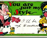 Comic You Are Just My Style 1905 UDB Arthur Livingston Postcard H4 - $12.82