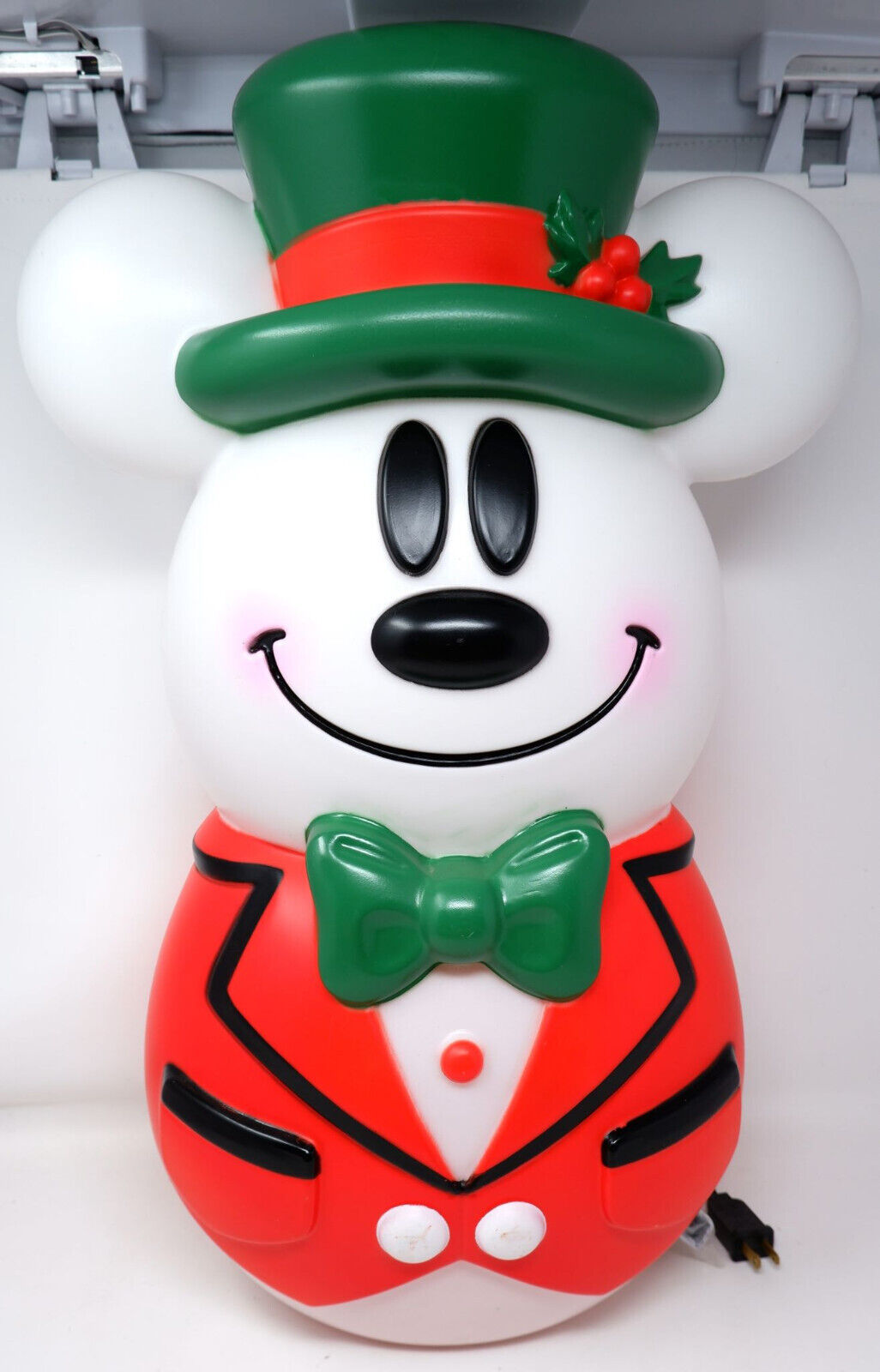 DISNEY MAGIC HOLIDAY 5286359 MICKEY MOUSE LIGHTED BLOW MOLD DECOR 23&quot; - ... - $49.98