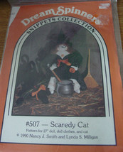 Pattern: Halloween Witch Doll with Clothes and Cat - $6.99