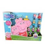 Peppa Pig Carry-Along Storage Case Brothers &amp; Sisters 9 Figures Target E... - $34.99