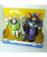 Toy Story Buzz Lightyear 12&quot; Emperor Zurg 14&quot; Talking Action Figures NEW... - $1,860.17 MXN