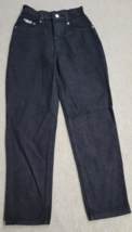 Vintage Guess George Marciano Black Denim Jeans Size 14 - £22.09 GBP
