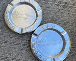 Set of 2 Vintage Aluminum Fly Piper Planes Aircraft Advertising Ashtray ... - £10.66 GBP