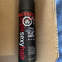Style Sexy Hair Play Dirty Dry Wax Spray 4.8 oz Pack of 2 USA Product - £19.39 GBP