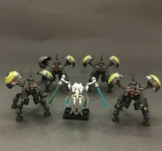 5pcs/set Star Wars General Grievous and Buzz Droid Army Minifigures Building Toy - £18.95 GBP