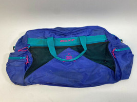 Vintage 1990s DUNLOP Cross Training Multi Color Duffel Gym/Travel Bag Sports - £37.47 GBP