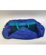 Vintage 1990s DUNLOP Cross Training Multi Color Duffel Gym/Travel Bag Sp... - £36.76 GBP