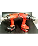 2 MILWAUKEE 1/2&quot; DRILL DRIVER With 2 Refurbished Batteries - £62.01 GBP