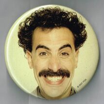 2007 Fox I Love Kazakhstan Borat Movie 3" Pin Back Button Pinback #2 - $14.80