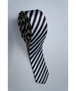 Black White #4 striped 5cm Necktie - $19.99
