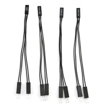 4Pcs 2 Pins Single Female To Dual Male Jumper Splitter For Pc Motherboar... - $15.99