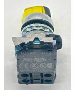 Allen-Bradley 800F-N3Y Yellow Rotary Switch W/Lamp Module  - $660.28 MXN