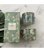 Spode Morris &amp; Co Mug Set New Seaweed Pimpernel Floral Green Blue Coffee... - £43.61 GBP