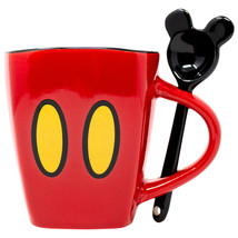 Disney Mickey Mouse Shorts 11oz Mug With Spoon Red - $19.98