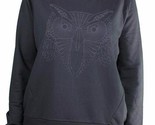 Bench Womens Gray Oakfield Wise Owl Print Overhead Sweatshirt BLEA3367 NWT - $38.38