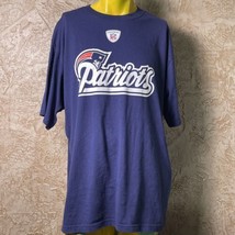 Reebok New England Patriots Blue Pullover Tee Shirt XL - $12.88