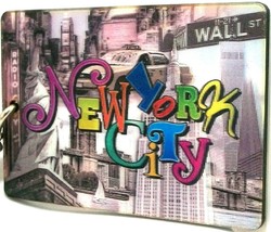 New York City Montage Double Sided 3D Key Chain - £5.49 GBP