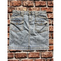 VTG Denim Skirt 6 Pocket Design American Living Brand - $16.82
