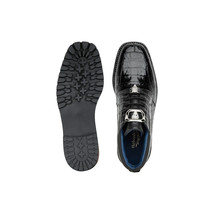 Belvedere Men's Dress Boot Gallardo Genuine Caiman Crocodile Black U02 image 2
