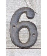 Rustic BROWN Cast Iron Metal House Numbers Street Address # Phone Number... - $5.99