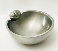 Anat Basanta Signed Israel Cast Aluminum Nut Bowl Judaica Passover Israeli Art - £55.87 GBP
