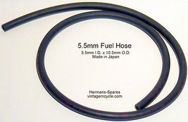 Honda Motorcycle 5.5mm I.D. OE Metric Fuel hose - By the Foot - $5.44