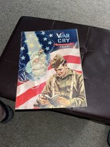 Vintage WW2 The War Cry Christmas 1942 Sallman, Flag &amp; Soldier Cover  - £11.68 GBP