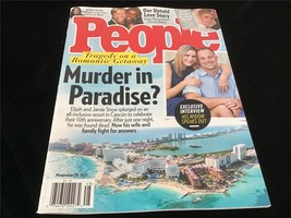 People Magazine November 29, 2021 Murder In Paradise, David Bowie, Paris Hilton - £7.83 GBP